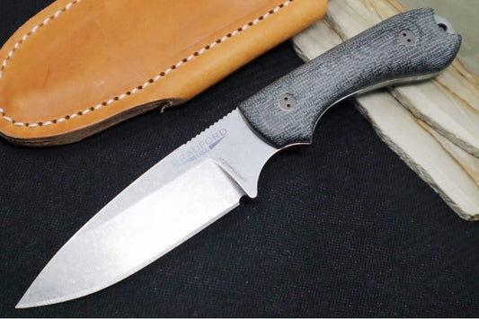 Bradford Knives Guardian 3.2S - 3D Black Micarta Handle / CPM-Magnacut Steel / Sabre Grind 3.2S-101-MC