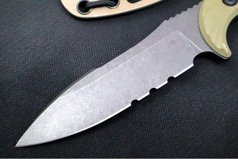 Toor Knives M.U.F. Diver - Black Oxide Finished Blade / CPM-S35VN Steel / Covert Green G10 Handle / Kydex Sheath 850049642064