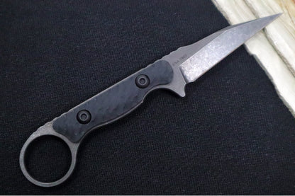 Toor Knives Jank Shank - Carbon Coated Blade / CPM-154 Steel / Carbon G-10 Handle / Kydex Sheath 850039853784