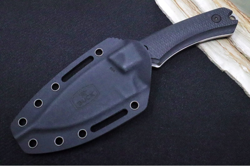 Buck 664 Alpha Hunter Elite Hunting Knife - CPM-Magnacut Blade / Black Textured G-10 Handle / Kydex Sheath 0664BKS-B