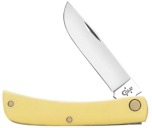 Case Knives Sod Buster Jr CV - Skinner Blade / Tru-Sharp Stainless Steel / Yellow Synthetic Handle 80502
