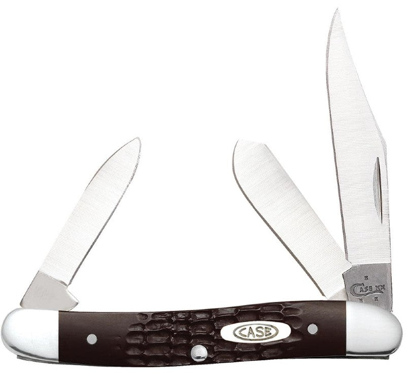 Case Knives Medium Stockman - Clip, Sheepsfoot & Pen Blades / Tru