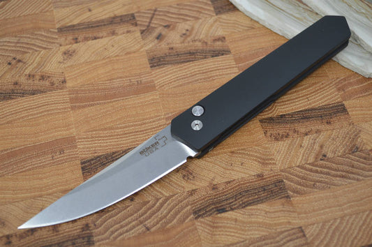 Boker Kwaiken Automatic - Black Aluminum Handle - Northwest Knives