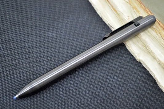 Tactile Turn Side Click Standard Pen - Zirconium Handle / DLC Titanium Clip