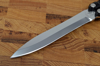 Piranha Knives "Swinger" - 154CM Satin Blade / Black Aluminum Handle