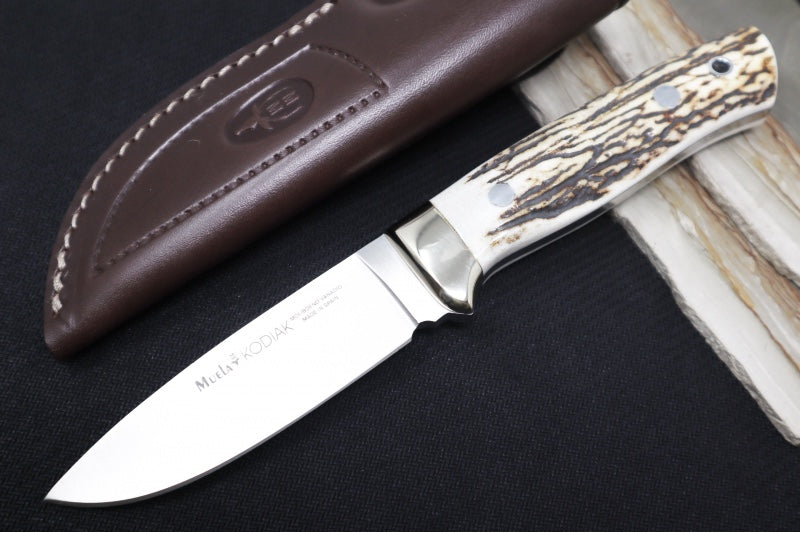 Muela Knives Kodiak-10A Fixed Blade - Genuine Stag Handle