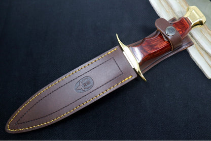 Muela Knives BW-19 Fixed Blade - Cocobolo Wood Handle / X50CrMoV15 Stainless Blade / Leather Sheath
