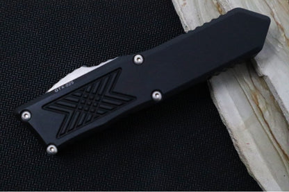 Guardian Tactical GTX-025 OTF - Two Toned Finish / Elmax Steel / Drop Point Blade / Black Anodized Aluminum Handle 12-3211