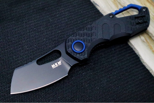 Maniago Knife Makers Isonzo - Black Cleaver Blade / M390 or N690 Steel / Black FRN Handle MK-FX03-2PBK