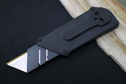 Chaves Knives C.H.U.B. - Titanium Handle / Black PVD Coating / Standard Utility Blade