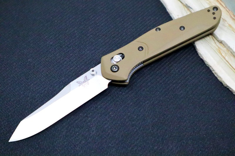 Benchmade 940-2 Osborne Custom - FDE Cerakote G-10 Handle / Satin