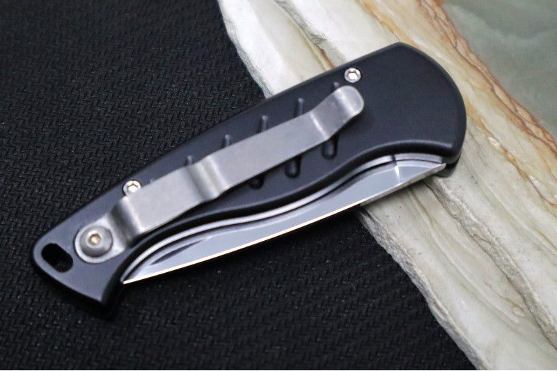 Piranha Knives "Fingerling" - 154CM Blade / Black Aluminum Handle