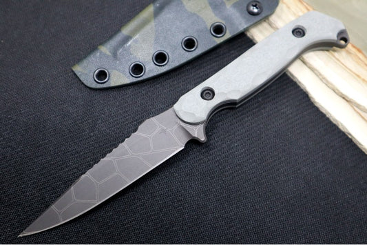 Toor Knives Darter - Black KG Gunkote Finished Blade / CPM-S35VN Steel / Vapor Grey G-10 Handle / Kydex Sheath