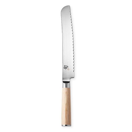 Shun Classic Blonde - 9" Bread Knife - 69 Layered Damascus - Made in Seki City, Japan