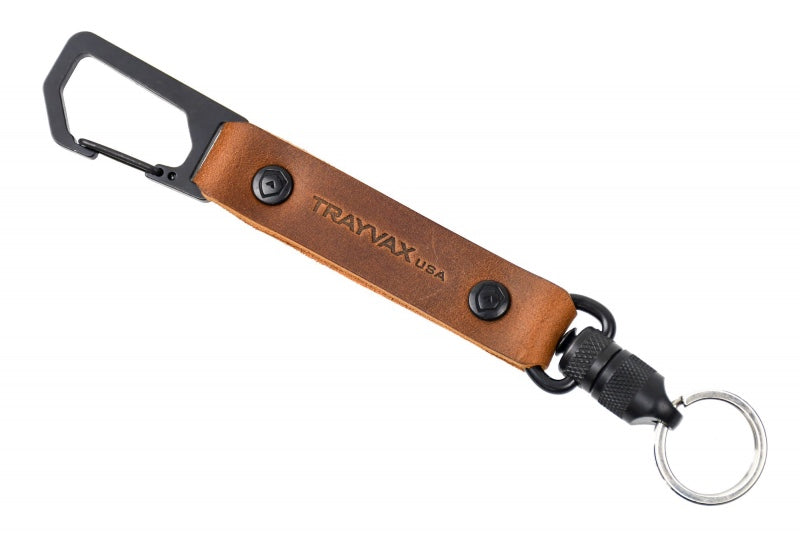 Brown Leather Lanyard 