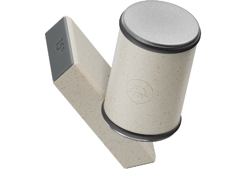 HORL 3 Cruise Sharpener - Stainless Steel & Diamond Sharpening Discs - 2 Sharpening Angles - Recycled Ocean Plastic Granuales HO3C-SET