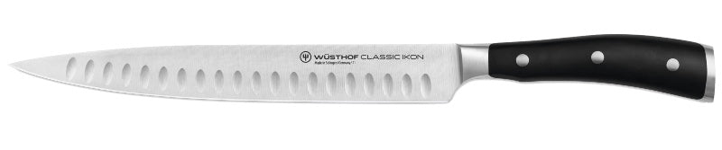 Wusthof Classic Ikon - 2pc Carving Set in a Black Chest - Fully forged German stainless steel (X50 CrMoV 15) - Made in Solingen, Germany