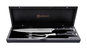 Wusthof Classic Ikon - 2pc Carving Set in a Black Chest - Fully forged German stainless steel (X50 CrMoV 15) - Made in Solingen, Germany - Northwest Knives