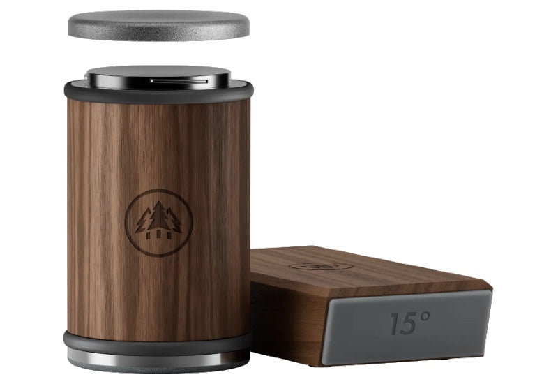 HORL 3 Sharpener - Ceramic & Diamond Sharpening Discs - 2 Sharpening Angles - Walnut Wood HO3N-SET