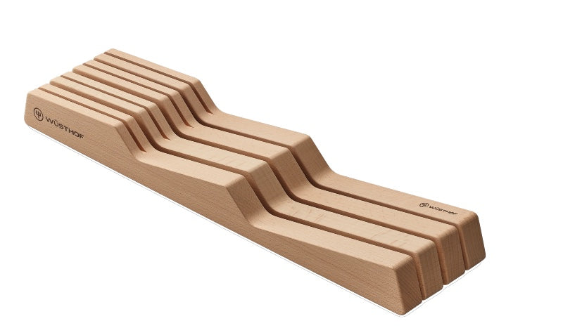 Wusthof - 7 Slot Drawer Block Knife Organizer - Beech Wood - Northwest Knives