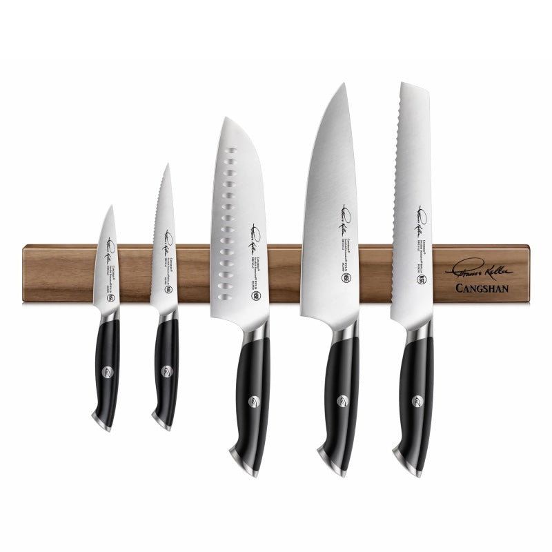 Cangshan Cutlery TK Series Walnut Magnetic Knife Bar - 18" - 10300954 - Northwest Knives