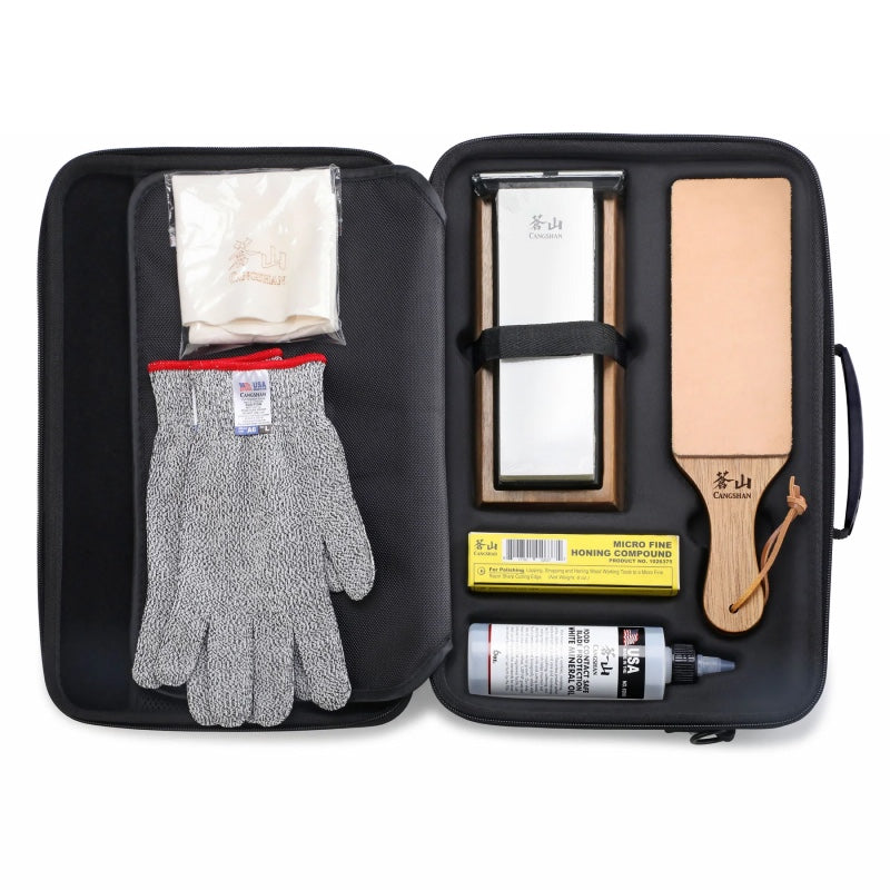 Cangshan Cutlery 7pc Kitchen Knife Care & Sharpening Kit 1026757 - Northwest Knives