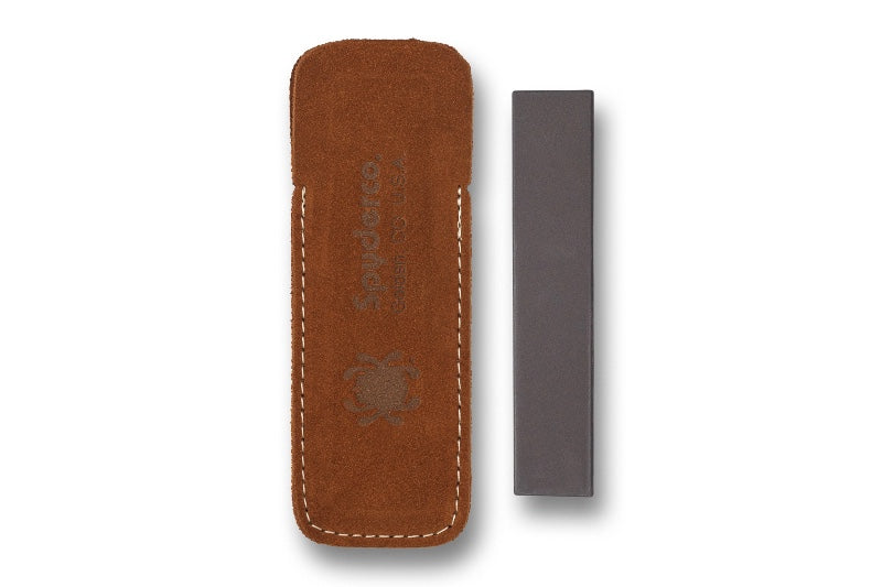 Spyderco Sharpening Pocket Stone with Sheath - Medium - 303M