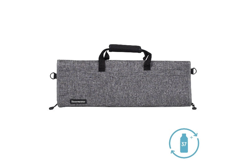 Messermeister Preservation Knife Bag - 12 Pocket - Heather Grey