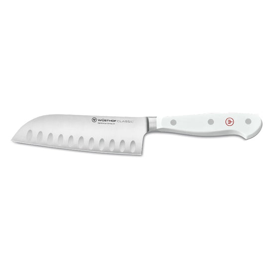 Wusthof Classic White - 5" Santoku Knife - Made in Solingen Germany