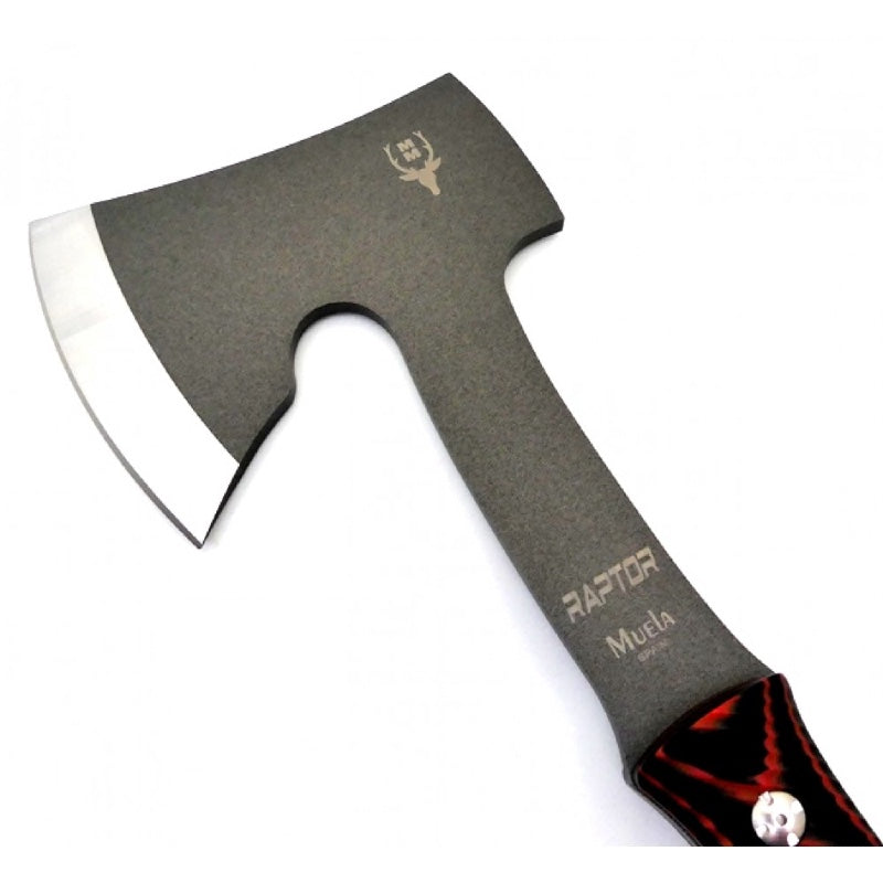Muela Knives RAPTOR Axe Fixed Blade - Micarta Handle / X50CrMoV15 Steel Blade / Leather Sheath - Northwest Knives