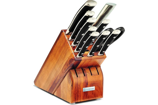 Wusthof Classic Ikon - 11pc Block Set - Fully forged German stainless steel (X50 CrMoV 15) - Made in Solingen, Germany - Northwest Knives