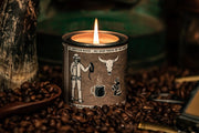 All American Maker - Campfire Coffee Candle - 8oz Hand Pour Soy Candle & Cotton Wick - 100% American Made - Northwest Knives