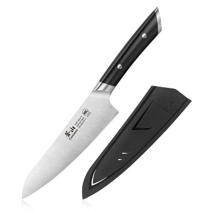 Cangshan Cutlery Helena Series 5.5" Utility Knife - Forged German X50CrMoV15 steel - Black Polymer Handles 504128