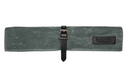 Hardmill Goods - Compact Waxed Canvas Knife Roll - Charcoal Canvas CK-WC-CH - Northwest Knives