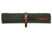 Hardmill Goods - Compact Waxed Canvas Knife Roll - Olive Green Canvas CK-WC-OL - Northwest Knives
