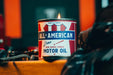 All American Maker - All-American Motor Oil Candle - 8oz Hand Pour Soy Candle & Cotton Wick - 100% American Made - Northwest Knives