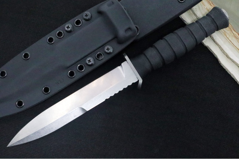 Defiant 7 M320 - Bayonet Blade / CPM-3V Steel / Black Injection Molded Polymer Handle / Black Molded Kydex Sheath - Northwest Knives