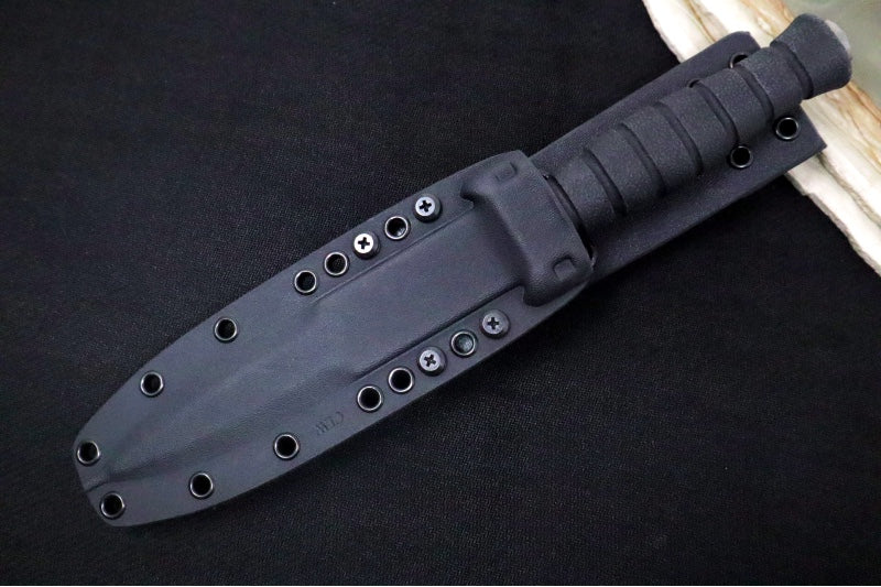 Defiant 7 M320 - Bayonet Blade / CPM-3V Steel / Black Injection Molded Polymer Handle / Black Molded Kydex Sheath