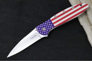 Kershaw 1660USA Leek Flipper - 14C28N Steel / Bead Blasted Finish / USA UFI Finished Aluminum Handle - Northwest Knives
