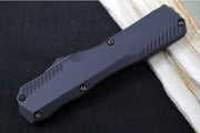 Kershaw 9000R Livewire OTF - Black Anodized Aluminum Handle / CPM-Magnacut / Reverse Tanto  Blade / 2-Toned Black PVD & Satin Finish - Northwest Knives