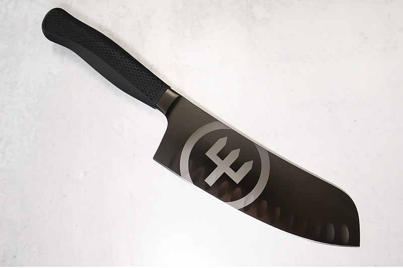 Wusthof Performer - Hollow Edge Rotoku Knife - Fully forged German stainless steel (X50 CrMoV 15) - Diamond-like Carbon (DLC) Coated Finish - Made in Solingen, Germany