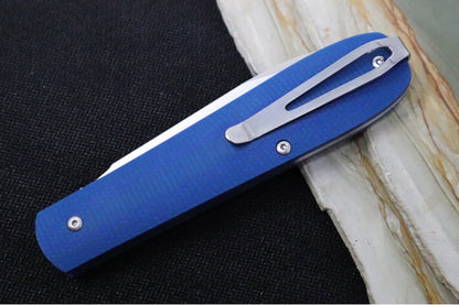 Boker Coffin Jute Slipjoint - Denim Blue Micarta Handle / CPM-Magnacut Steel / Drop Point Blade 112944