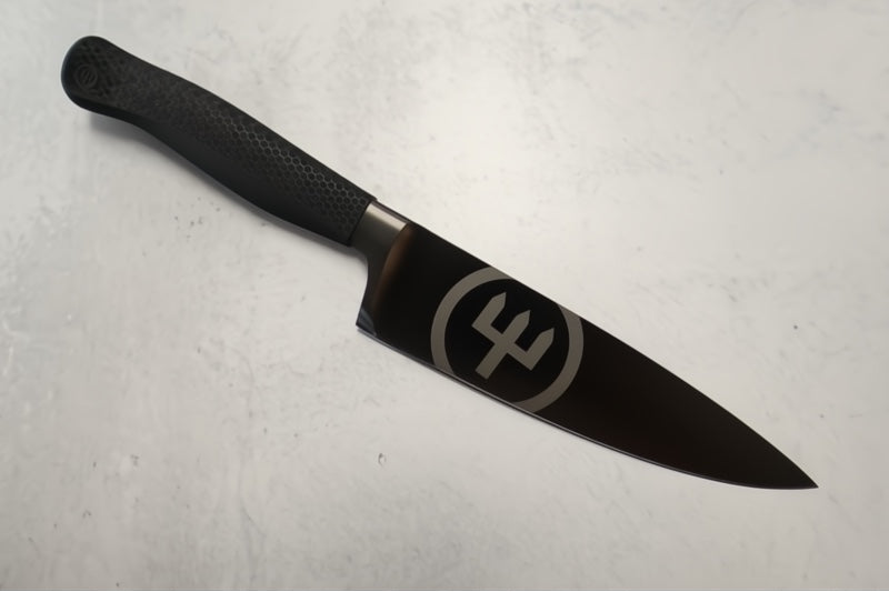 Wusthof Performer - 6" Chef's Knife - Fully forged German stainless steel (X50 CrMoV 15) - Diamond-like Carbon (DLC) Coated Finish - Made in Solingen, Germany