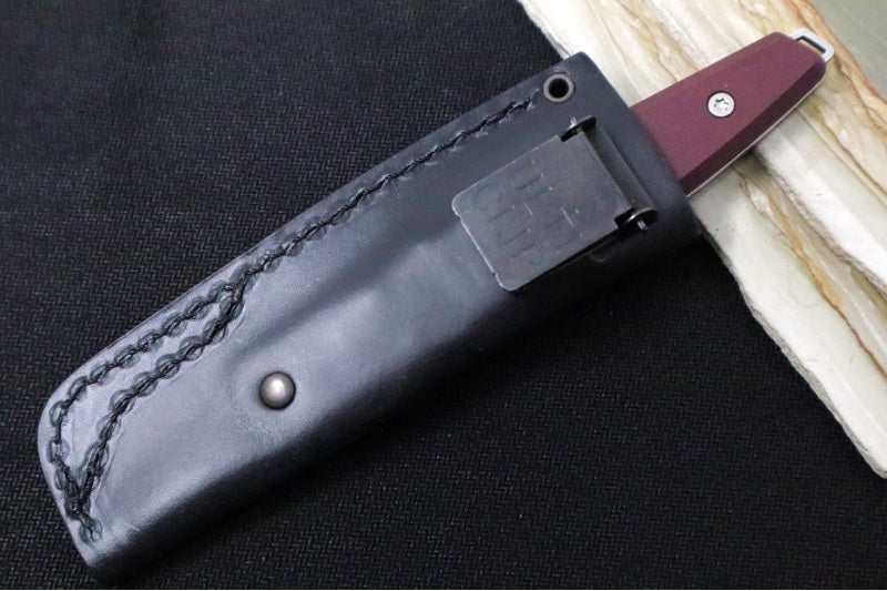 Boker Daily Knives AK1 Redstone - Redstone Richlite Handle / RWL 34 Blade / Drop Point 131502