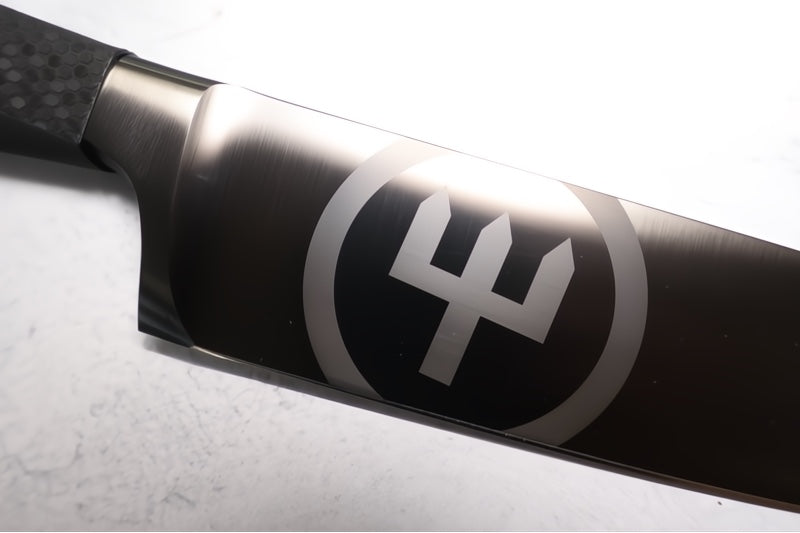 Wusthof Performer - 8" Chef's Knife - Fully forged German stainless steel (X50 CrMoV 15) - Diamond-like Carbon (DLC) Coated Finish - Made in Solingen, Germany