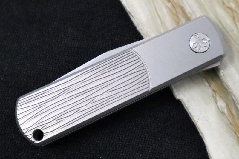 Boker BRLW Compact Flipper - Precision-Milled Titanium Handle / Clip Point Blade / CPM-Magnacut Steel 112630 - Northwest Knives