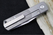 Boker BRLW Compact Flipper - Precision-Milled Titanium Handle / Clip Point Blade / CPM-Magnacut Steel 112630 - Northwest Knives