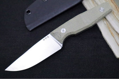 Boker Daily Knives AK4 - Green Micarta Handle / CPM-3V Steel / Drop Point Blade 121511