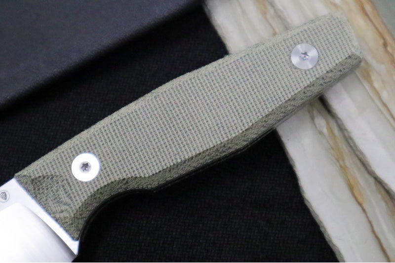 Boker Daily Knives AK4 - Green Micarta Handle / CPM-3V Steel / Drop Point Blade 121511 - Northwest Knives