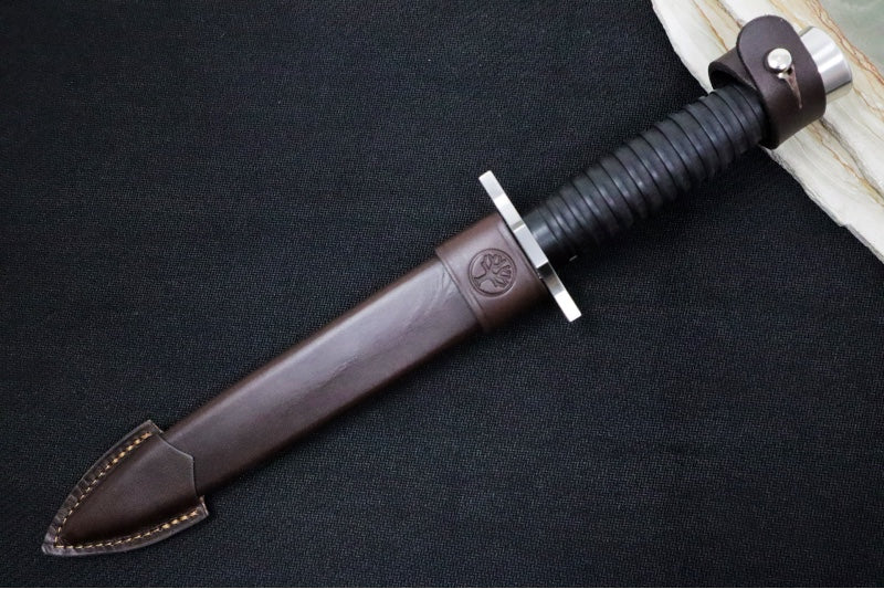 Boker Acht-Acht Flak Dagger -Damascus Steel / Dagger Blade / Grenadill Wood Handle 121508DAM - Northwest Knives